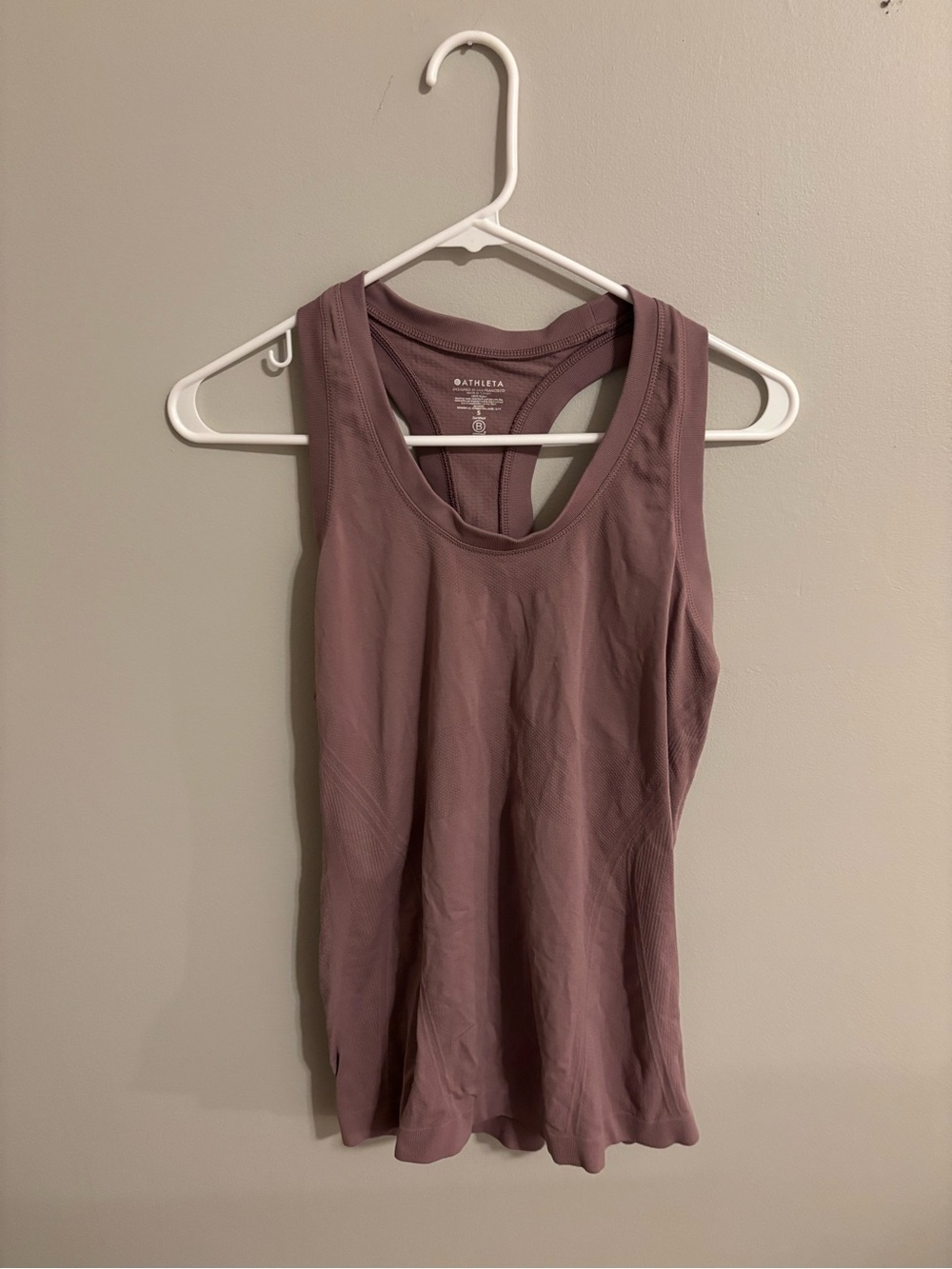 Athleta Dusty Mauve Racerback Fitness Tank